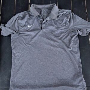 Nike Gray Performance Polo Shirt